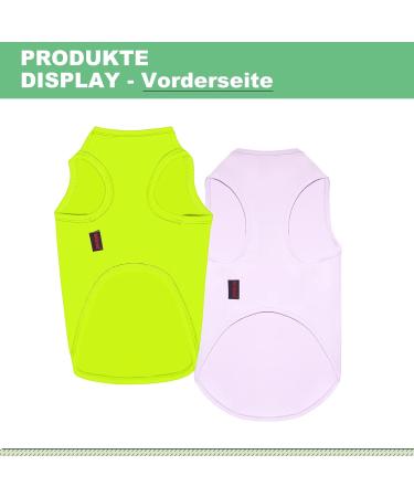 Kickred 2 Pack Dog Cooling Shirts - Ice Pet Vest for Instant Cooling | Ultra-Light Breathable T-Shirts for Medium Dogs (Violet + Green M) - Buy Online on GoSupps.com
