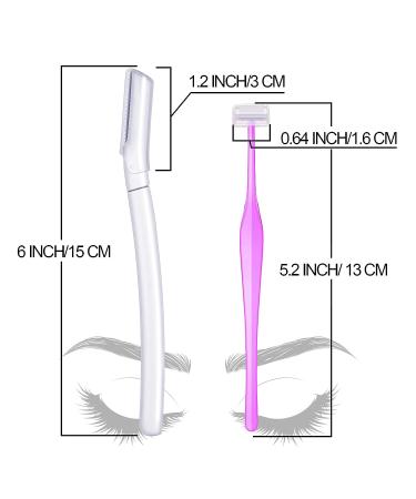 Eyebrow Razor for Women - 20 Pcs T-Shaped Dermaplane & Facial Trimmer Set - Buy Online on GoSupps.com