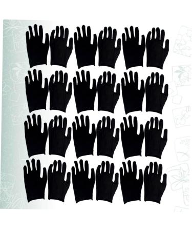 POPETPOP 12 Pairs Mens Cotton Gloves Dry Hands Gloves White Cotton Gloves Cotton Gloves for Dry Hands moisturizing Cloth Gloves Painter Gloves Gardening Gloves Finger cots Work Powder 19x10cm - Buy Online on GoSupps.com