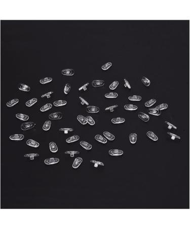 25 Pairs of Oval Silicone Nose Pads for Glasses | Comfort & Grip | International Shipping - Buy Online on GoSupps.com