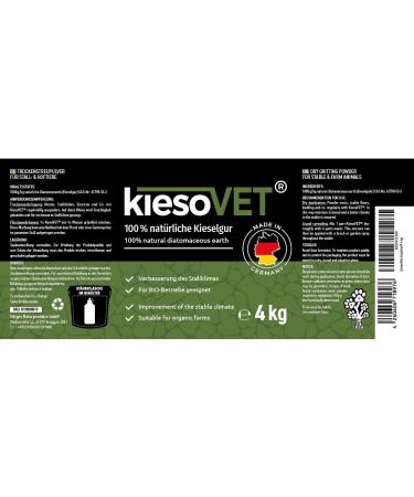 Greenpet Kiesovet Kieselgur for Chickens 4kg | Organic Diatomaceous Soil | Ideal for Poultry Farms - Buy Online on GoSupps.com