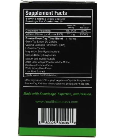 Natural Weight Management Supplement with Green Tea, L-Carnitine, Garcinia Cambogia & Apple Cider Vinegar - 120 Capsules - Buy Online on GoSupps.com