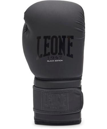 LEONE 1947 Black Edition Boxing Gloves - 14 OZ GN059 | Premium Quality International Shipping - Buy Online on GoSupps.com
