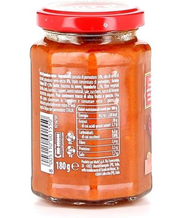 Mutti Pesto Rosso Pomodori Rossi Red Tomato Pesto Pasta Sauce 100% Italian Tomato Jar 180g Sauces with Almonds Tomatoes G - Buy Online on GoSupps.com