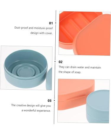 Ciieeo 12 Pcs Boxes Soap Box Soap Holder Soap Case Holder Soap Storage Rack Travel Soap Container Multipurpose Sink Soap Organizer Storage Holder Travel Supply Portable Bar Counter Abs - Buy Online on GoSupps.com