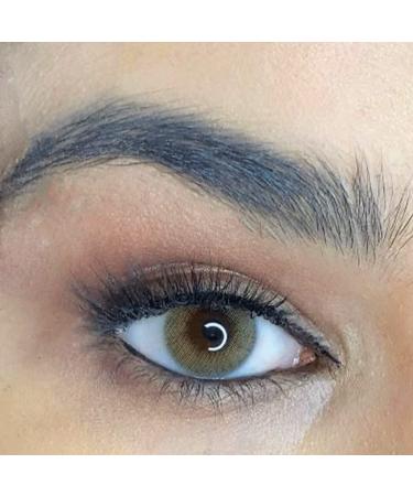 Famecolors colored contact lenses fame hazel - daily lenses in natural brown soft lentils in hazelnut brown strongly opaque & without prescription - 5 pairs - Buy Online on GoSupps.com