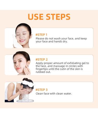 Tsuchiya Orange peeling gel for women facial peeling gel brightening exfoliating whitening gel orange peeling gel for women reducing skin spots deep cleansing and smoothing for women 2 pieces - Buy Online on GoSupps.com