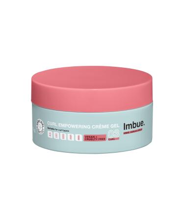 Imbue Curl Empowering Cr me Gel 6.7 fl oz - Curl Enhancing Styling Gel for Curly Hair Edge Control and Soft Styles | Curly Girl Compliant + Vegan