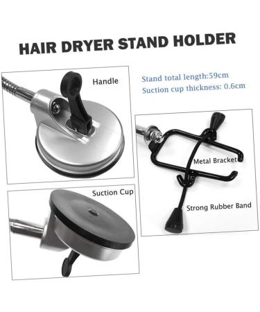 FOMIYES Hair Dryer Stand Hair Dryer Holder Hair Dryer Desktop Organizer Rotating Hair Dryer Bracket Storage - Buy Online on GoSupps.com
