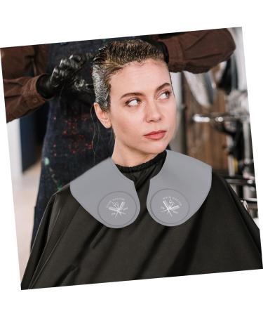 SKISUNO Hairdressing Silicone Shawl Collar Hair Cape Haircut Hair Stylist Supplies Hair Cutting Pad Salon Shoulder Pad Hairstylist Accessories Shampoo Silicone Hair Collar - Buy Online on GoSupps.com
