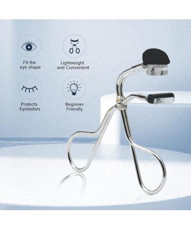 Mini Eyelash Curler for Lash Extensions | Silicone Strip Eye Protection | Portable Makeup Tool for Short Lashes & Precision Clamping - Buy Online on GoSupps.com