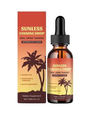 Self Tanning Facial Drops | Progressive Long-Lasting Self-Tanning Lotion - Moisturizing Liquid 60ml Face Complexion Uniformizer for Skin Types