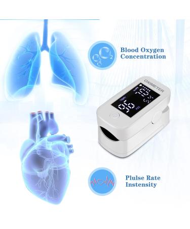 Buy Pulsoximeter - Accurate Oxygen Saturation & Pulse Rate Monitor with LED Display | Fast International Shipping - Buy Online on GoSupps.com