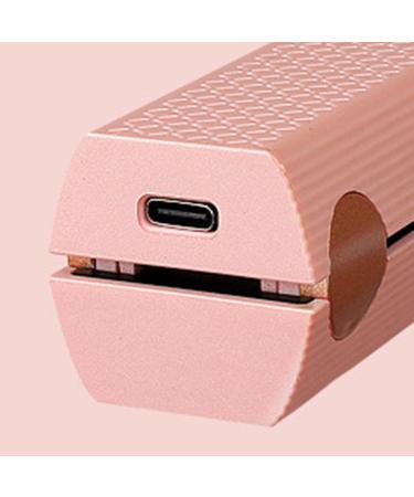 Portable Cordless Hair Straightener & Curling Iron - Fast Heating & Rechargeable Ideal for Travel Pink - Buy Online on GoSupps.com