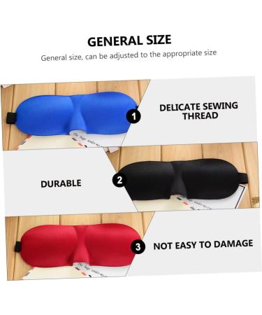 Healvian 4pcs Blackout Sleep Mask - Night Eye Blindfold for Deep Sleep - Soft Sponge Eye Patches - Three-Dimensional Design for Comfort - Ideal for Travel & Children - Buy Online on GoSupps.com