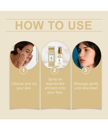 BARUBT Radiance Enhancer Double Layer Serum Spray 3.38 FL OZ With Rosa Rugosa and Olive Oil for Hydrated Glowing Skin - Buy Online on GoSupps.com