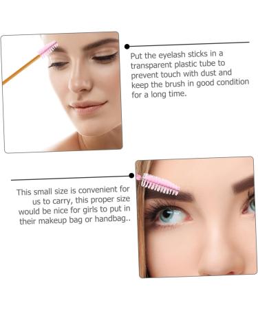 FOMIYES 30 Pcs Transparent Tube Mascara Brush False Lash Mascara Diamond Eyelash Tube Small Eyelash Brush - Buy Online on GoSupps.com