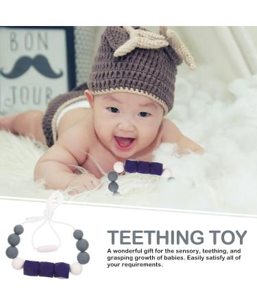 Healeved Silicone Chew Necklace for Kids - Sensory Oral Motor Aid for Boys and Girls with Special Needs - Dark Blue - Buy Online on GoSupps.com