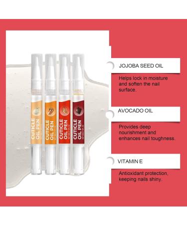 Nail Cuticle Oil Pen Lot de 3 stylos huile pour ongles avec kit de manucure stylo coupe-ongles huile de soin des cuticules stylo huile pour soins et r paration des ongles secs et endommag s - Buy Online on GoSupps.com