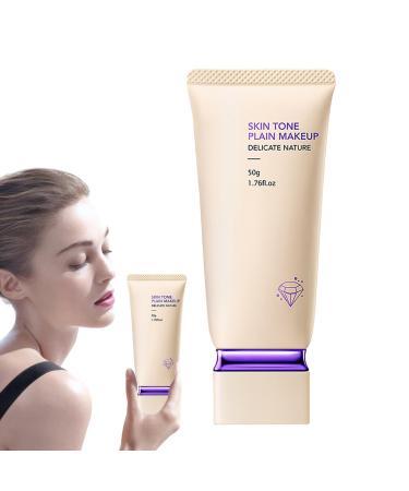 Makeup Primer Soft Skin Tinting Cream Moisturizing Concealer 1.76 Fl.Oz Skin Tone Up Cream Skin Tone Plain Makeup Delicate Nature Waterproof Primer Makeup Riastvy