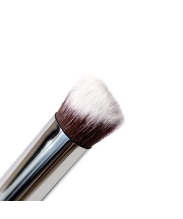 Nanshy 3D Under-Eye Blending Brush | Vegan Concealer Brush for Cream Fluid & Powder Makeup | Contour & Shape | Onyx Black - Buy Online on GoSupps.com