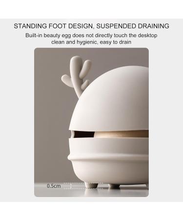 Makeup Sponge Egg Case - Ventilated Egg Face Sponge Travel Case | Silicone Makeup Egg Sponge Stand | Beauty Blenderr Makeup Sponge Holder | Portable Cosmetic Egg Sponge Dust Box For Maintaining Pink - Buy Online on GoSupps.com