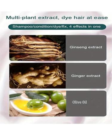 Natural Plant Hair Dye | 10ml Bubble Shampoo - Chestnut Brown | Gray Hair Coverage | Eco-Friendly & Gentle Formula | Shop Now - Buy Online on GoSupps.com