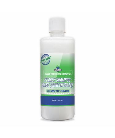 DIY Pearly Shampoo Base (Concentrate) For All Hair Types With added benefits of Aloe Vera & Glycerine for smooth hairs Create Your Natural Hair Care Products- 500ml (17 Fl. Oz) 16.9 Fl Oz (Pack of 1)
