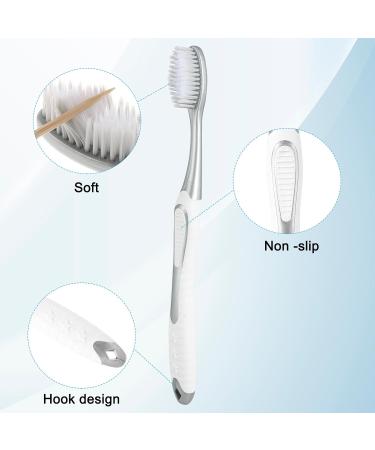 Sibba 5-Piece Soft Bristle Manual Toothbrush Set | Portable Oval Brush Heads for Gentle Oral Care | Ideal for Sensitive Gums & Stain Removal - Buy Online on GoSupps.com