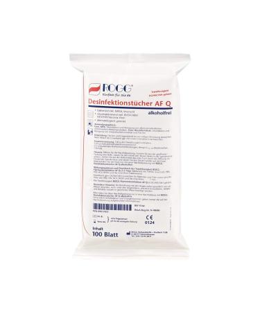 Rogg disinfection wipes |Refill package x 100 wet wipes |Alcohol -free hygiene cleaning towels for medical inventory areas and objects refill pack (100 towels)