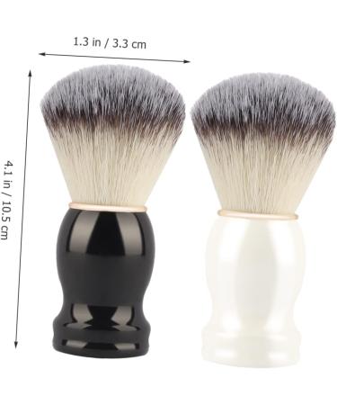 Fomiyes Manual Razor Brush & Mustache Grooming Tool - Wooden Handle Beard & Barturry Brush Accessories for Men - Ideal Household Gift - Buy Online on GoSupps.com