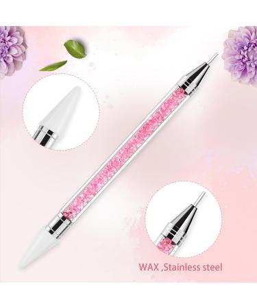 2pcs Rhinestone Picker Tool with Wax Tips for Nail Art - Diamond Painting Dotting Pen & Accessories - International Shipping Available - Buy Online on GoSupps.com