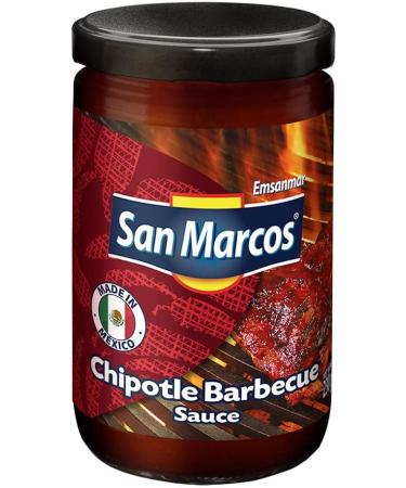 San Marcos BBQ with Chipotle 6 x 230g Case/Mexican Barbeque Sauce with Chipotle Peppers Hot Chipotle BBQ Salsa Dip Wholesale Pack - Buy Online on GoSupps.com