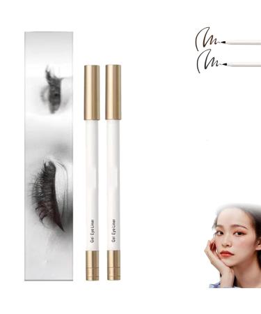 Waterproof Eyeliner Pencil Long Lasting No Smudge Gel Eyeliner Pencil Waterproof Makeup Pencils Extra Fine Eyeliner Easy to Draw