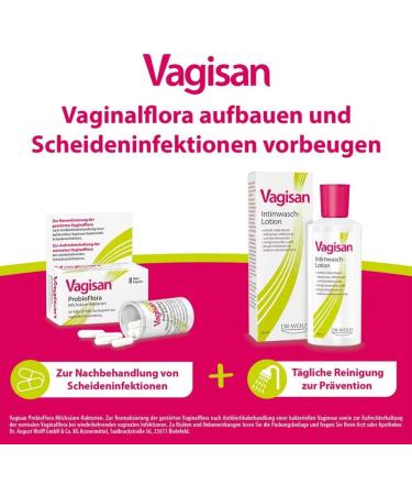 Vagisan Intimwaschlotion 500 ml - Gentle Feminine Wash for Intimate Care | Buy Online - Fast Worldwide Shipping - Buy Online on GoSupps.com