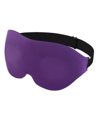 Sleeping Eye Mask Shading and Ventilation Memory Foam Eye Shield Purple