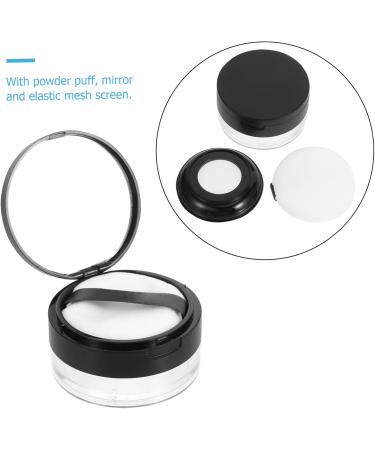 Beavorty 4 Pcs Elastic Mesh Loose Powder Box Baby Holder Bath Powder Case Makeup Powder Case Mirror Clamshell 1 count (Pack of 1) Blackx2pcs - Buy Online on GoSupps.com