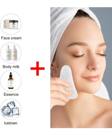 100% Natural Heart Shape Gua Sha Stones - Jade Massage Tool for Face Eyes & Neck | Skin Care & Relaxation - Buy Online on GoSupps.com