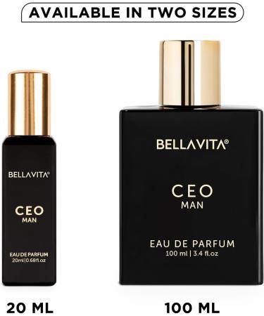 Bloom Beauty Bella Vita Luxury CEO Man Eau De Parfum | Office Wear Perfume for Men with Long Lasting Notes of Tonka and Agarwood 20 ML - Buy Online on GoSupps.com