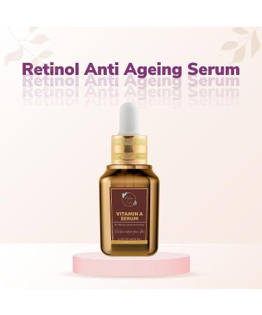 Retinol Serum for Face - Anti Aging with Aloe Vera Hyaluronic Acid & Niacinamide | Reduces Fine Lines & Boosts Collagen | 30ml for All Skin Types - Buy Online on GoSupps.com