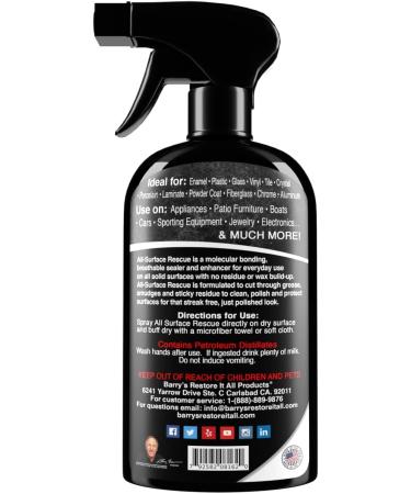 Buy Barry's Restore It All All Surface Rescue Spray (16oz) - Ideal Cleaning Solution for Kitchen Home & Appliances - Shop Now - Buy Online on GoSupps.com