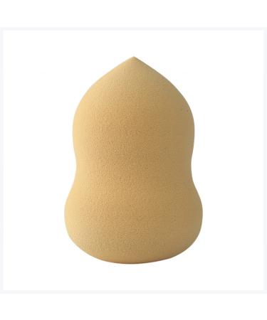 Powder puff 1Pc Cosmetic Puff Powder Smooth Women's Makeup Foundation Sponge Beauty Make Up Tools & Accessories Water Drop Blending Shape Face powder puff (Size : Gourd Orange)