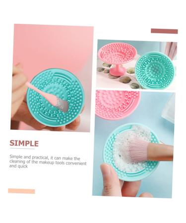 Beaupretty 30 Pcs Silicone Makeup Brush Cleaner Mat | Cosmetic Brush Cleaning Pad for Flawless Makeup Application | Beauty Tools for Effortless Cleansing - Buy Online on GoSupps.com