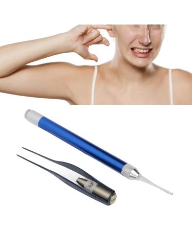 Stainless Steel LED Earwax Removal Kit with Rounded Head - Safe & Easy Ear Cleaning Tool for Travel - Buy Online on GoSupps.com