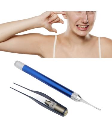 LED Earwax Removal Kit with Tweezers and Storage Box - Gentle & Safe Stainless Steel Ear Pick for Home Use - Buy Online on GoSupps.com