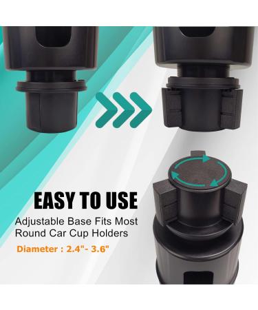 Adjustable Car Cup Holder Expander for YETI, Hydro Flask, Nalgene - Fits 10/46 oz Bottles, Mugs, Cups - 1 Pack - Buy Online on GoSupps.com