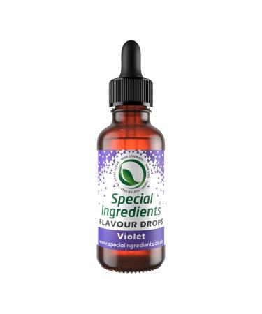 Violet Flavour Drop 30ml Highly Concentrated Versatile Food Flavouring - Vegan Non GMO Gluten Free Violet 30ml