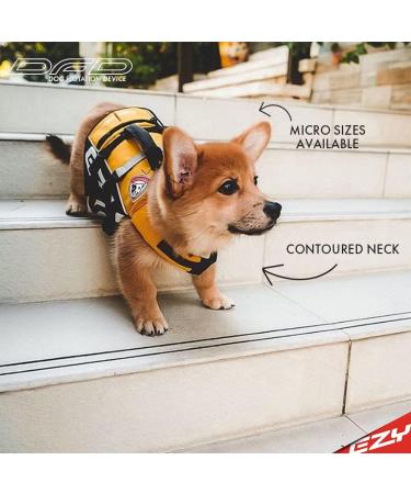 Ezydog DFD Life Jacket for Dogs - Adjustable Dog Swimming Vest with Handle & Reflectors (Large Red) - Best Safety Life Jackets for Dogs - Buy Online on GoSupps.com