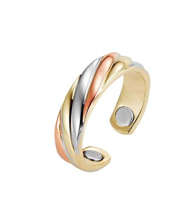 Magnetic Therapy Ring for Men and Women 3500 Gauss Magnet Can Relieve Arthritis Pain and Migraines(S)