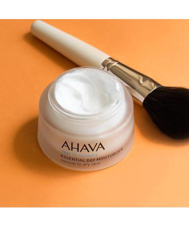 AHAVA Essential Day Moisturizer Normal to Dry Skin - Essential Daily Hydrating Facial & Neck Cream Anti-Aging & Smoothing Effect Enriched with Osmoter Aloe Vera Allantoin & Vitamin E 1.7 fl.oz - Buy Online on GoSupps.com